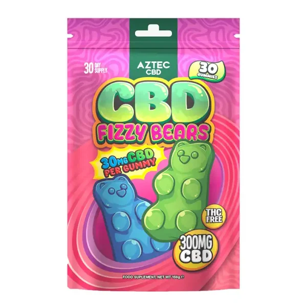 Aztec CBD Fizzy bear Gummy 900mg